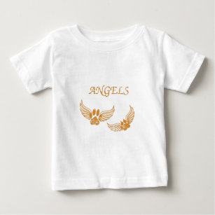 Engel-Pfoten Baby T-shirt