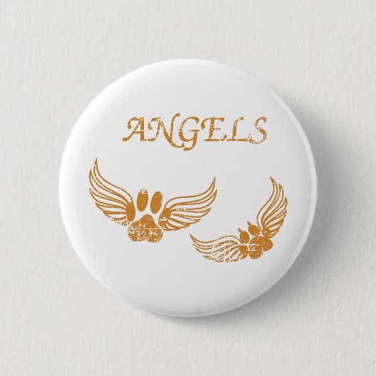 Engel-Pfoten Button (Vorderseite)