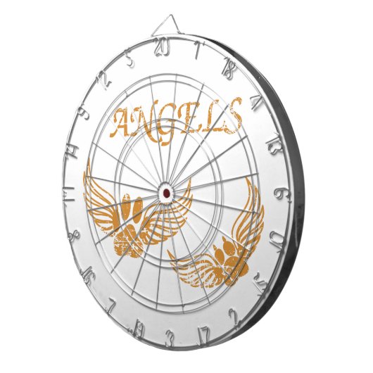 Engel-Pfoten Dartscheibe (Vorderseite rechts)