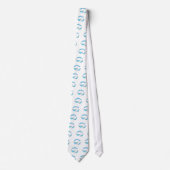 Engel-Pfoten in blau Krawatte (Vorderseite)