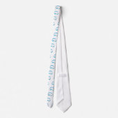 Engel-Pfoten in blau Krawatte (Rückseite)