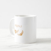 Engel-Pfoten Kaffeetasse (Vorderseite Links)