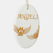 Engel-Pfoten Keramikornament (Rechts)