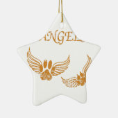 Engel-Pfoten Keramikornament (Rechts)