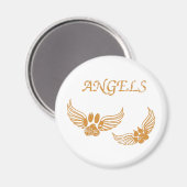 Engel-Pfoten Magnet (Vorderseite/Rückseite)