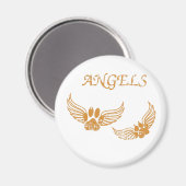 Engel-Pfoten Magnet (Vorderseite/Rückseite)