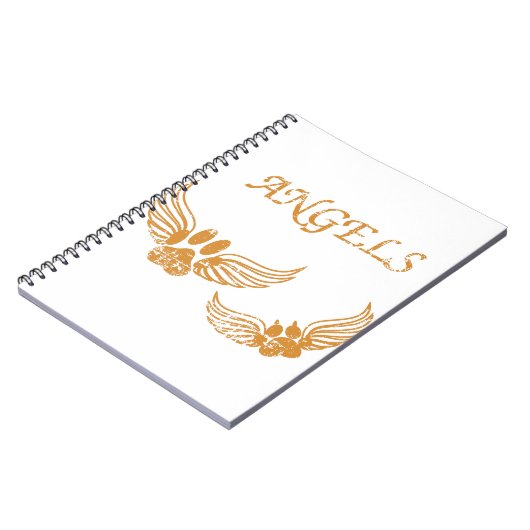 Engel-Pfoten Notizblock (Linke Seite)