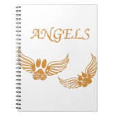 Engel-Pfoten Notizblock (Vorderseite)