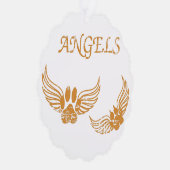 Engel-Pfoten Ornament Karte (Rechts)