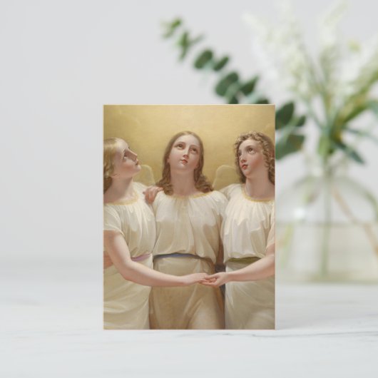 Engel Postkarte (Stehend Vorderseite)