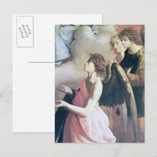 Engel Postkarte (Vorne/Hinten)