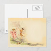 Engel Postkarte (Vorne/Hinten)