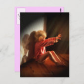 Engel Postkarte (Vorne/Hinten)