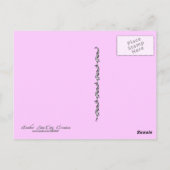 Engel Postkarte (Rückseite)