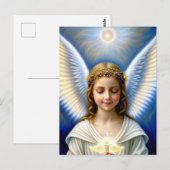 Engel Postkarte (Vorne/Hinten)