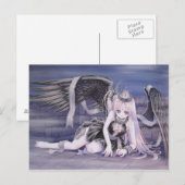 Engel Postkarte (Vorne/Hinten)