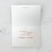 Engel, Psalm 91, der an Sie, Unterstützung denkt Karte (Innenseite)