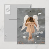 Engel, Ruhen Postkarte (Vorne/Hinten)