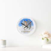 Engel Runde Wanduhr (Zuhause)