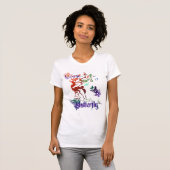 Engel-Schmetterlings-Shirt T-Shirt (Vorne ganz)