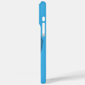 Engel Schwarz-Blau-Design Case-Mate iPhone Hülle (Rückseite / Links)