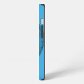 Engel Schwarz-Blau-Design iPhone Hülle (Linke Seite)
