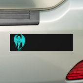 Engel, Schwarz und Grün Autoaufkleber (Auf Auto)