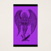 Engel Schwarz und lila Gestaltung (Rückseite)