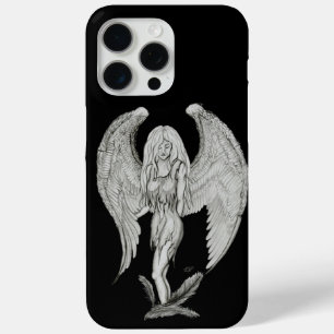 Engel - Schwarz-Weiß-Design Case-Mate iPhone Hülle