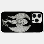 Engel - Schwarz-Weiß-Design Case-Mate iPhone Hülle (Rückseite (Horizontal))