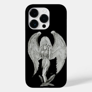 Engel - Schwarz-Weiß-Design Case-Mate iPhone 14 Pro Hülle