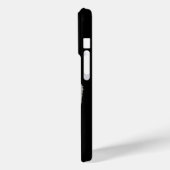 Engel - Schwarz-Weiß-Design Case-Mate iPhone Hülle (Rückseite / Links)