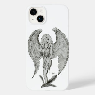 Engel - Schwarz-Weiß-Design Case-Mate iPhone 14 Plus Hülle