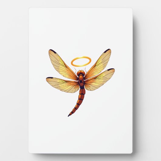 Engel-Schwebfliege Fotoplatte (Vorderseite)