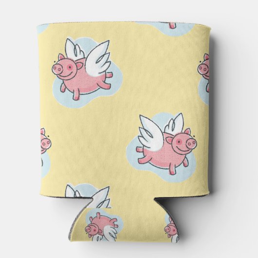 Engel Schweine für chinesisches Neujahr 2019 Can C Dosenkühler (Rückseite)