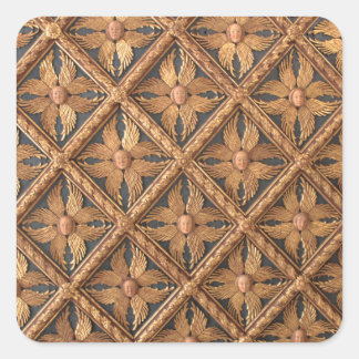 Engel. Sechs Flügel Seraphim. Accademia Galerie Al Quadratischer Aufkleber