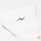 Engel Sickers Herz-Aufkleber (Umschlag)