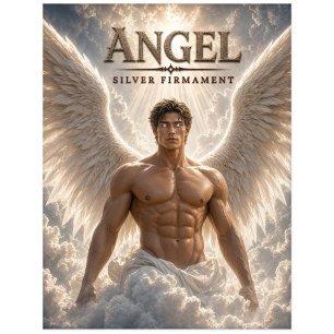 Engel Silber Firmament Dark Cinema Postkarte