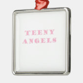 Engel Silbernes Ornament (Links)