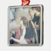 Engel Silbernes Ornament (Links)