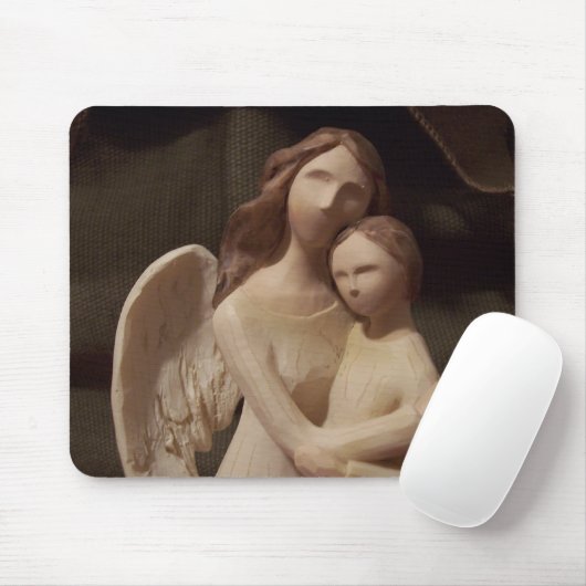 Engel sind bei dir mousepad (Mit Mouse)
