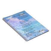 Engel sind Mutter-Gedicht Notizblock (Rechte Seite)