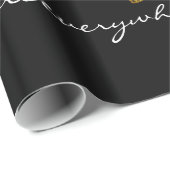 Engel sind überall diese Jahreszeit Geschenkpapier (Rolleneckpunkt)