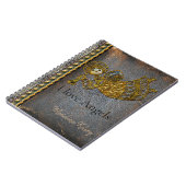 Engel sind überall dieses Jahreszeit Monogramm Notizblock (Linke Seite)