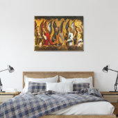 Engel spielen Musikinstrumente Leinwanddruck (Insitu (Schlafzimmer))