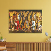 Engel spielen Musikinstrumente Leinwanddruck (Insitu (Wohnzimmer))