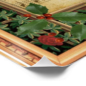 Engel spielt Violine Poster (Ecke)