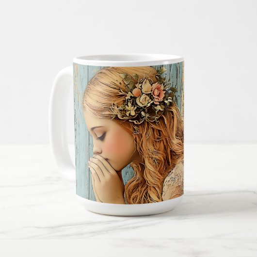 Engel Spirit Kunst  Kaffeetasse (Vorderseite Links)