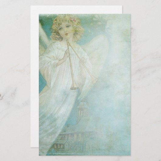 Engel stationär briefpapier (Vorne/Hinten)