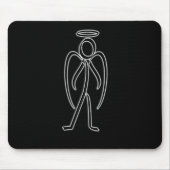 Engel - Stickman Mousepad (Vorne)